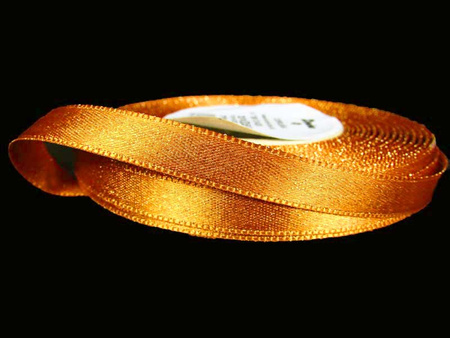 Wstążka 10mm atłas REXOR rdza