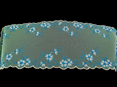 Wstawka 12cm tiulowa miętowa