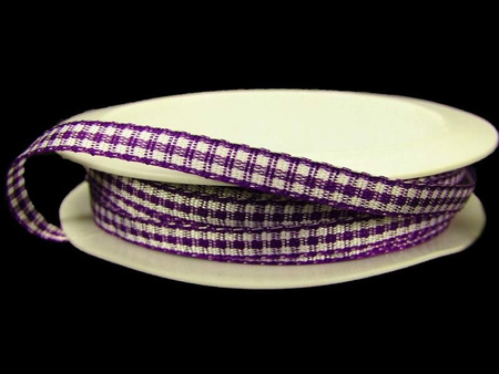 Wstążka 5mm PEPITO śliwka