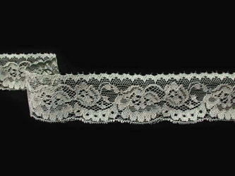 Koronka 3,5cm stabilna popiel