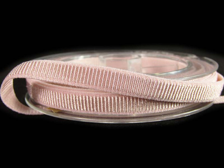 Taśma 8mm elastyczna ryps róż