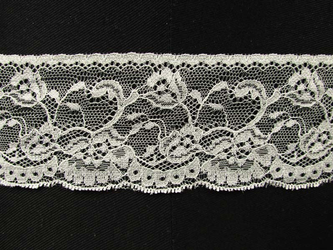 Koronka 5,5cm stabilna popiel