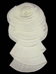 Aplikacja plisowana ivory