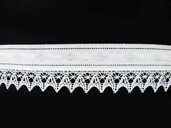 Koronka 5cm haft angielski biała