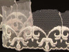 Koronka 3cm tiulowa ivory