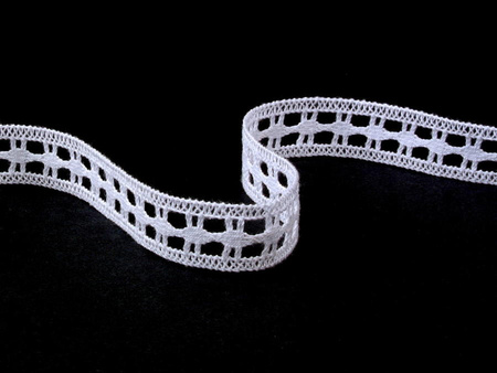 Wstawka 1,9cm bawełniana biała