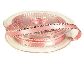 Wstążka 7mm atłas REXOR róż