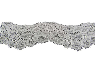 Koronka 10cm stabilna popiel