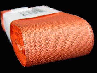 Wstążka 40mm tafta łosoś