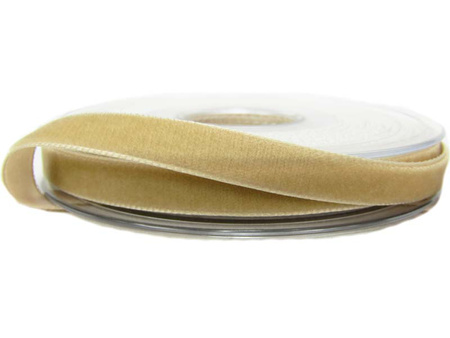 Aksamitka 9mm jasny beż