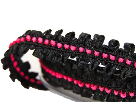 Taśma 10mm elastyczna ROCOCO czarna