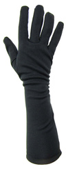 Rękawiczka dzianina 36cm dł czarna