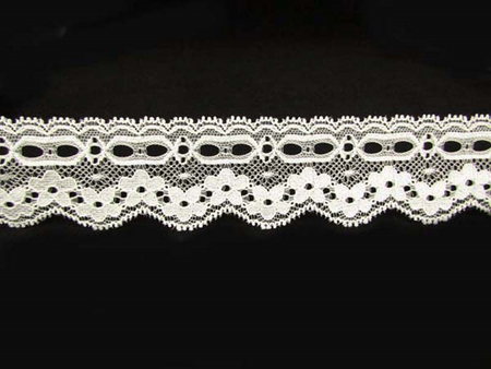 Koronka 4cm elastyczna ivory