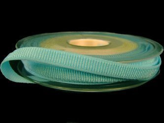Taśma 8mm elastyczna ryps turkus