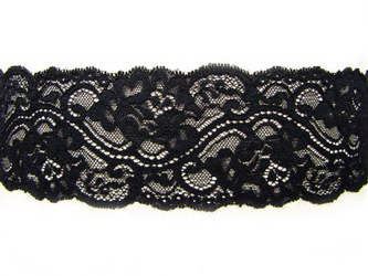 Wstawka 8cm elastyczna czarna