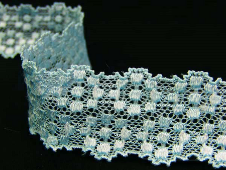 Wstawka 3cm elastyczna jasnoturkusowa