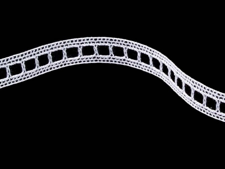 Wstawka 1,6cm bawełniana biała