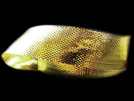 Wstążka 25mm lurex złoto