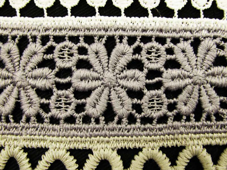 Koronka 130cm gipiurowa natural