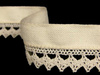 Koronka 2,8cm bawełna natural