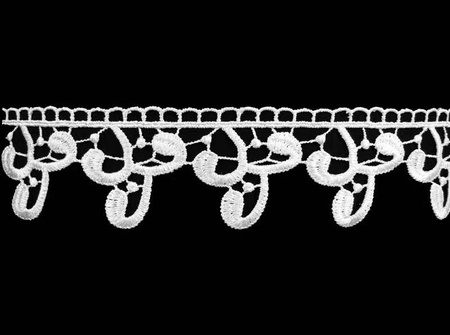 Koronka 6cm gipiurowa biała