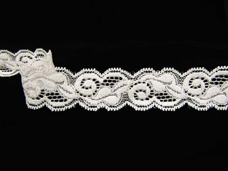 Wstawka 2,5cm elastyczna biała