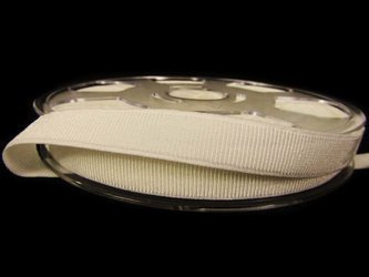 Taśma 15mm elastyczna ryps ivory