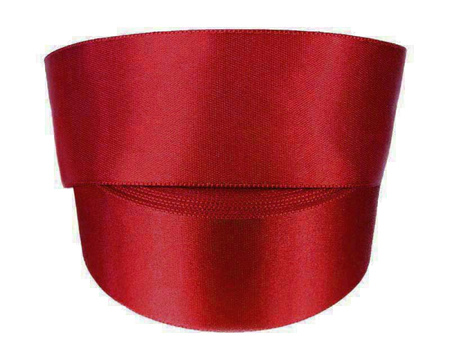 Wstążka 40mm atłas bordo