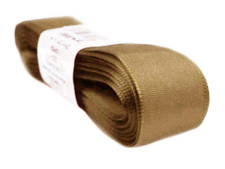 Wstążka 25mm tafta beż