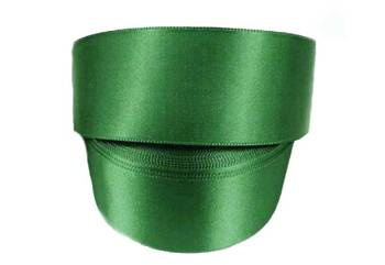 Wstążka 40mm atlas ciemnozielona