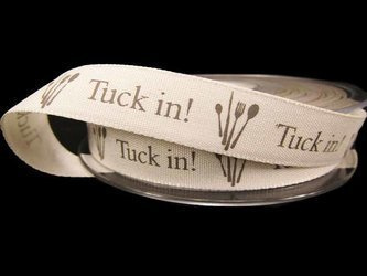 Wstążka 15mm tafta TUCK IN natural