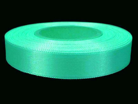 Wstążka 15mm atłas mięta