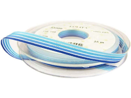 Wstążka 7mm tafta LOLITA turkus