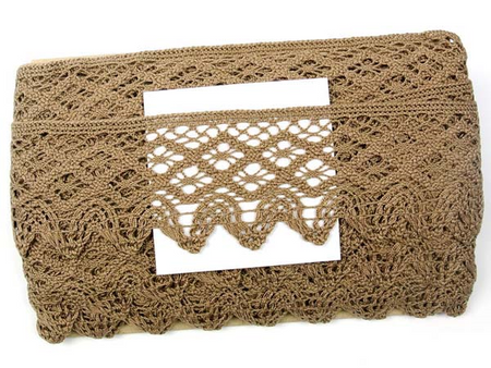 Koronka 6,8cm bawełniana beż