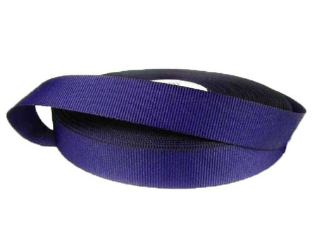 Taśma 22mm ryps poliestrowa jasny granat