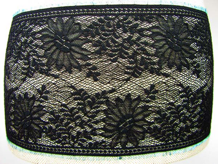 Wstawka 17cm elastyczna czarna