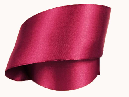 Wstążka 60mm atłas buraczek