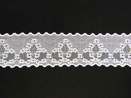 Wstawka 7,5cm elastyczna biała