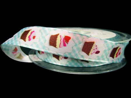 Wstążka 16mm tafta CIACHO turkus