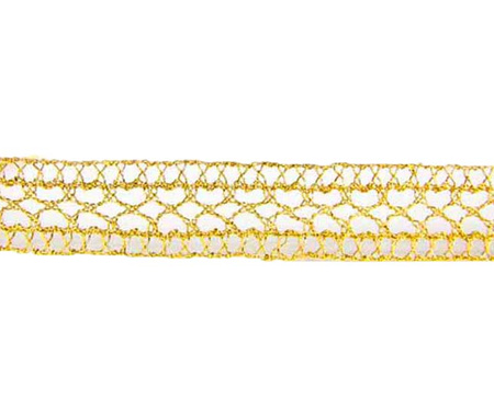 Wstawka 10mm metaliczna złota