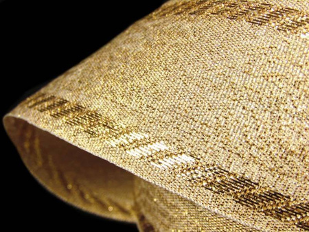 Wstążka 40mm lurex złota
