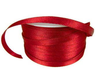 Wstążka 5mm atłas bordo