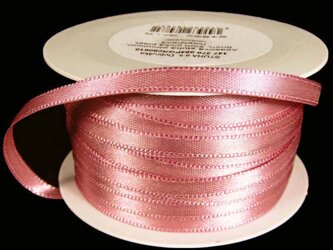 Wstążka 5mm atłas róż indyjski