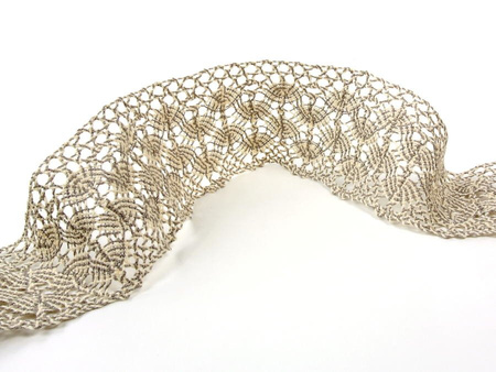 Koronka 8,2cm bawełniana len-ecru