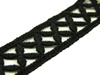Koronka 1,8cm gipiurowa poly czarna