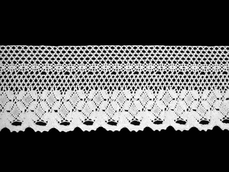 Koronka 9cm bawełniana biała