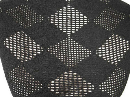 Koronka 170cm bawełniana czarna