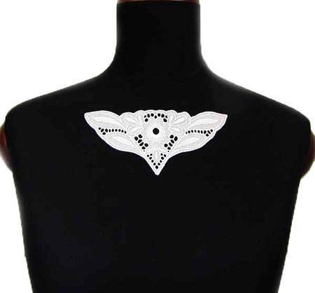 Przodzik haft angielski biały