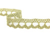 Koronka 0,9cm bawełniana oliwka