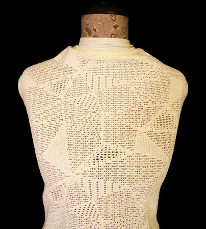 Koronka 170cm bawełniana ecru